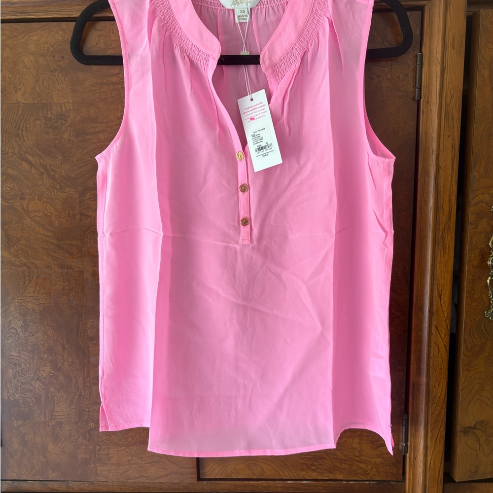 Pink Sleeveless Women's Top